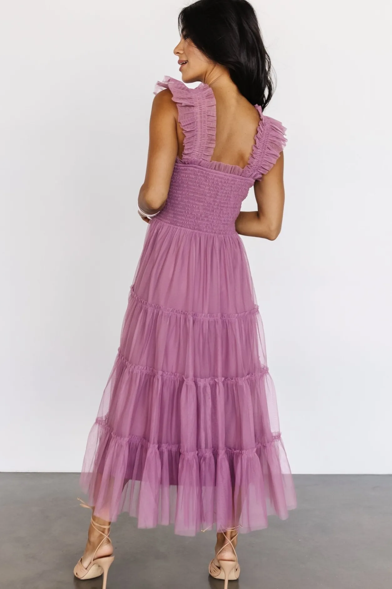 Fashion Baltic Born Emma Smocked Tulle Dress | Orchid