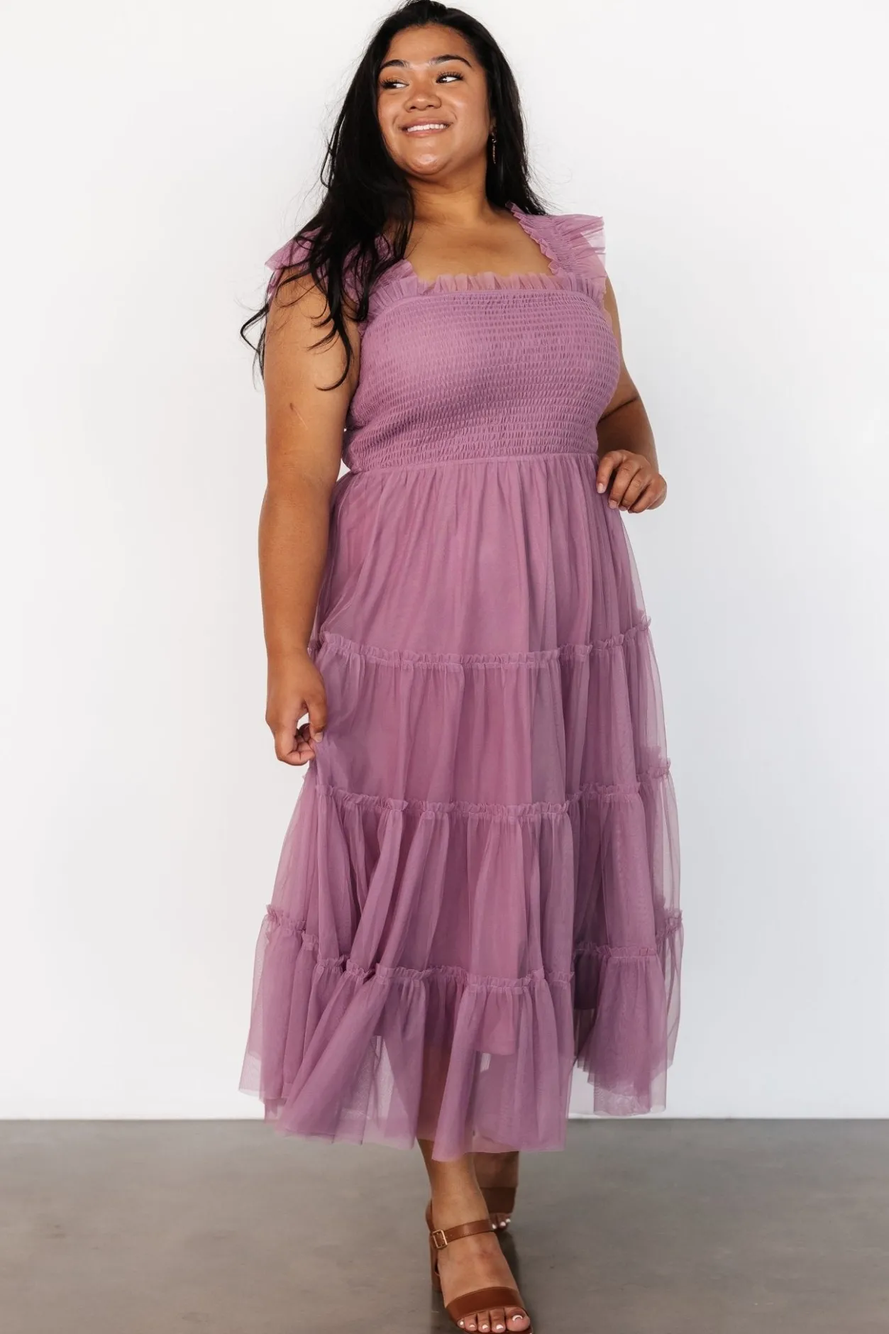 Fashion Baltic Born Emma Smocked Tulle Dress | Orchid