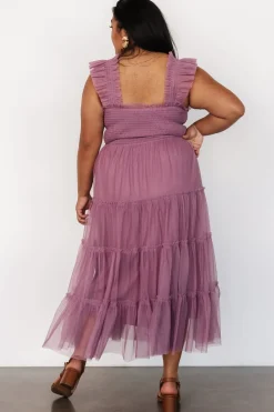 Fashion Baltic Born Emma Smocked Tulle Dress | Orchid