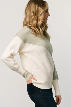 Sale Baltic Born Emmy Sweater | Sage + Cream Sage+Cream