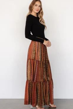 Sale Baltic Born Emryn Sweater Dress | Black + Multi Print Black+MultiPrint