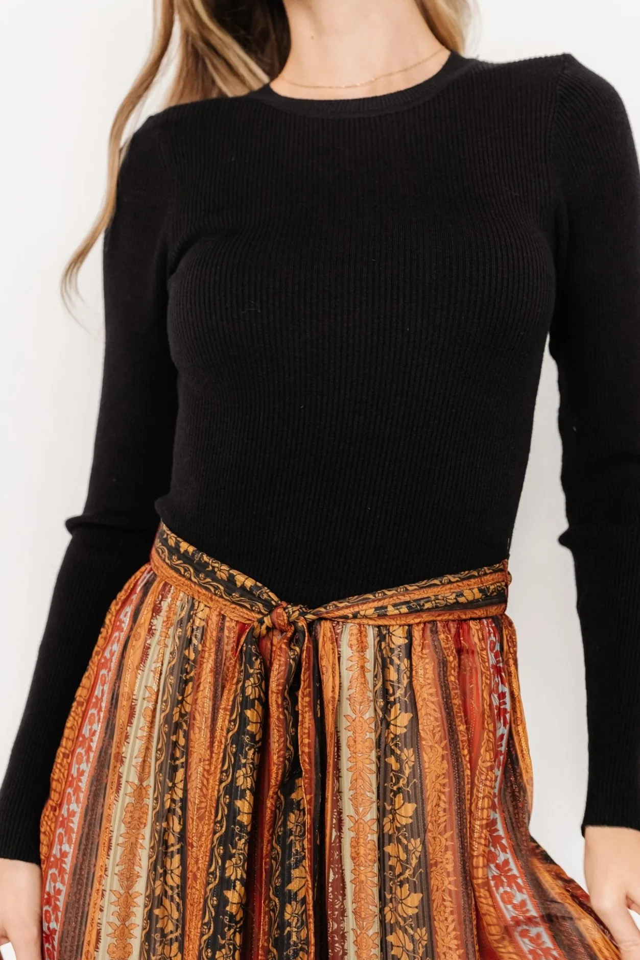 Sale Baltic Born Emryn Sweater Dress | Black + Multi Print Black+MultiPrint
