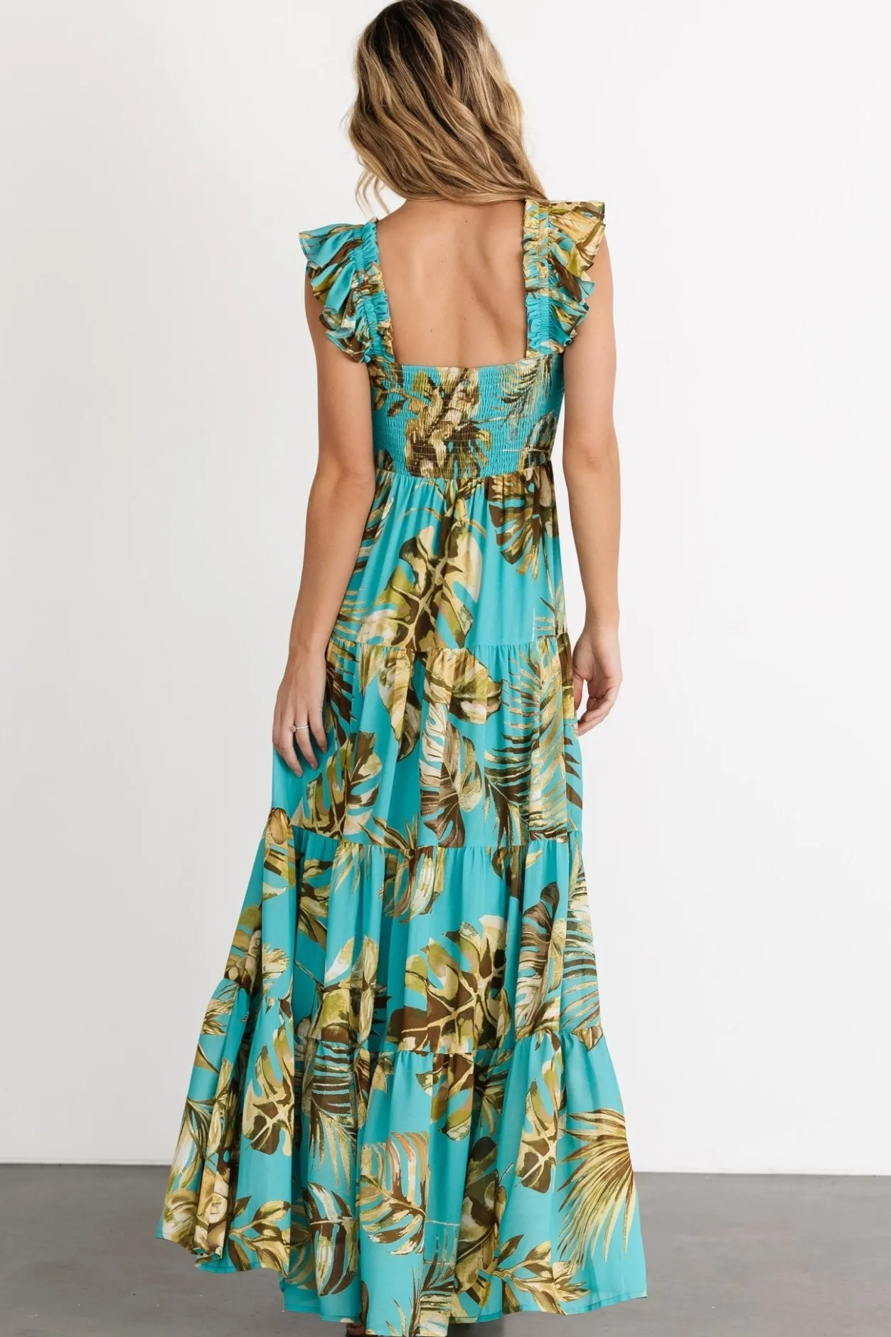 Fashion Baltic Born Encinitas Maxi Dress | Caribbean Blue Print CaribbeanBluePrint