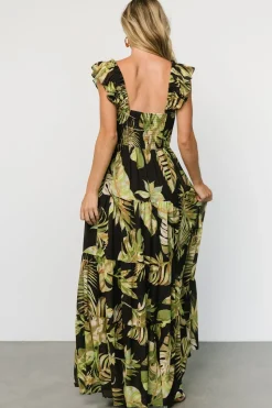 Fashion Baltic Born Encinitas Maxi Dress | Tropical Green + Black TropicalGreen+Black