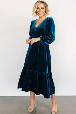 Fashion Baltic Born Erika Velvet Maxi Dress | Sapphire