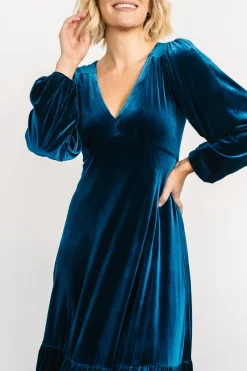 Fashion Baltic Born Erika Velvet Maxi Dress | Sapphire