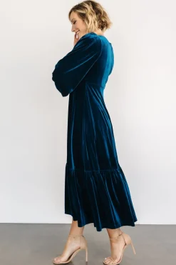 Fashion Baltic Born Erika Velvet Maxi Dress | Sapphire