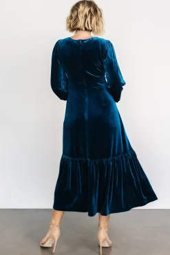 Fashion Baltic Born Erika Velvet Maxi Dress | Sapphire