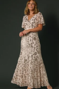 Discount Baltic Born Esme Sequin Dress | Rose Gold RoseGold