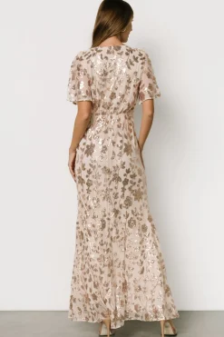Discount Baltic Born Esme Sequin Dress | Rose Gold RoseGold