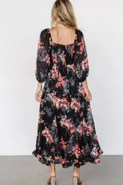 Fashion Baltic Born Estefania Maxi Dress | Black Floral BlackFloral