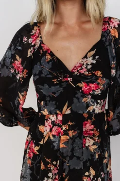 Fashion Baltic Born Estefania Maxi Dress | Black Floral BlackFloral