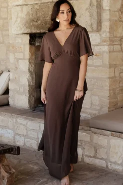 Outlet Baltic Born Esti Maxi Dress | Espresso