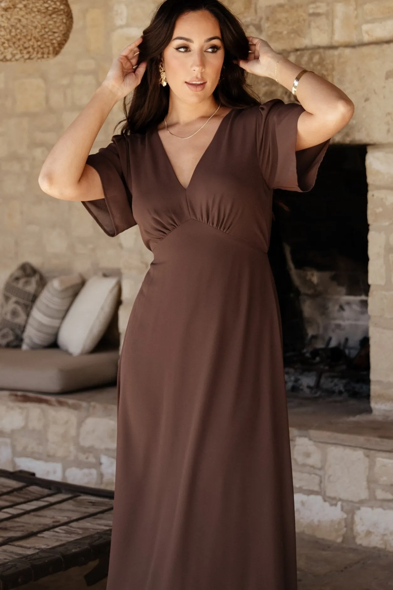 Outlet Baltic Born Esti Maxi Dress | Espresso