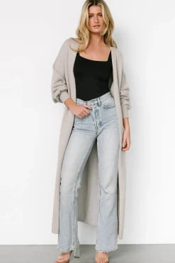 Best Baltic Born Ethel Long Cardigan | Gray
