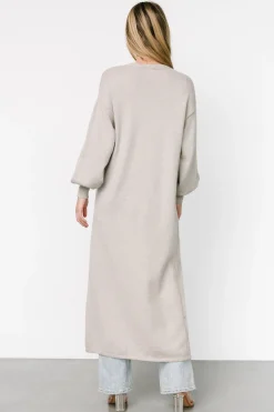 Best Baltic Born Ethel Long Cardigan | Gray