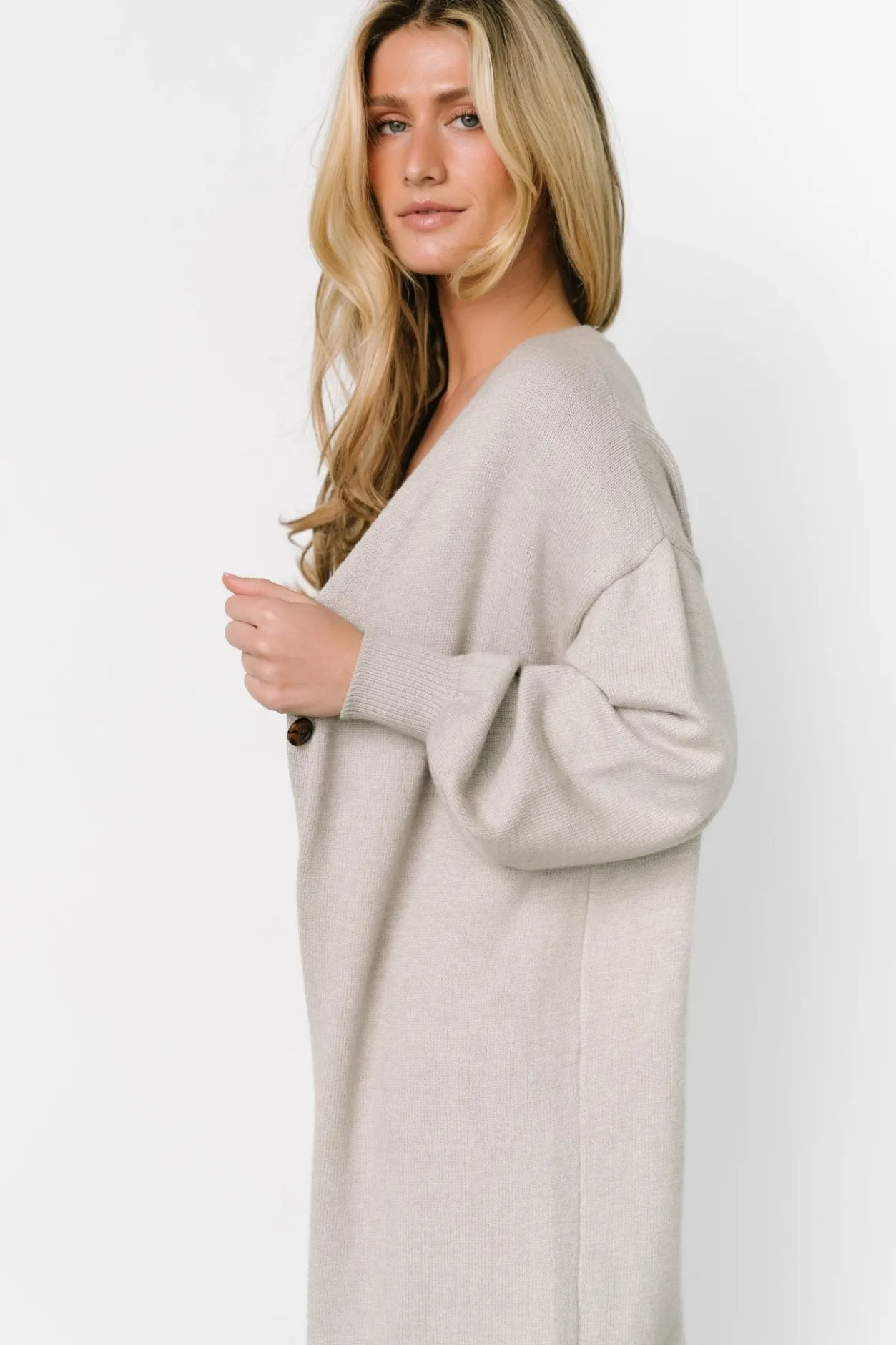 Best Baltic Born Ethel Long Cardigan | Gray