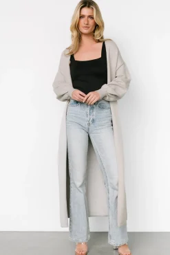 Best Baltic Born Ethel Long Cardigan | Gray