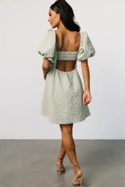 Hot Baltic Born Eulalie Mini Dress | Sage