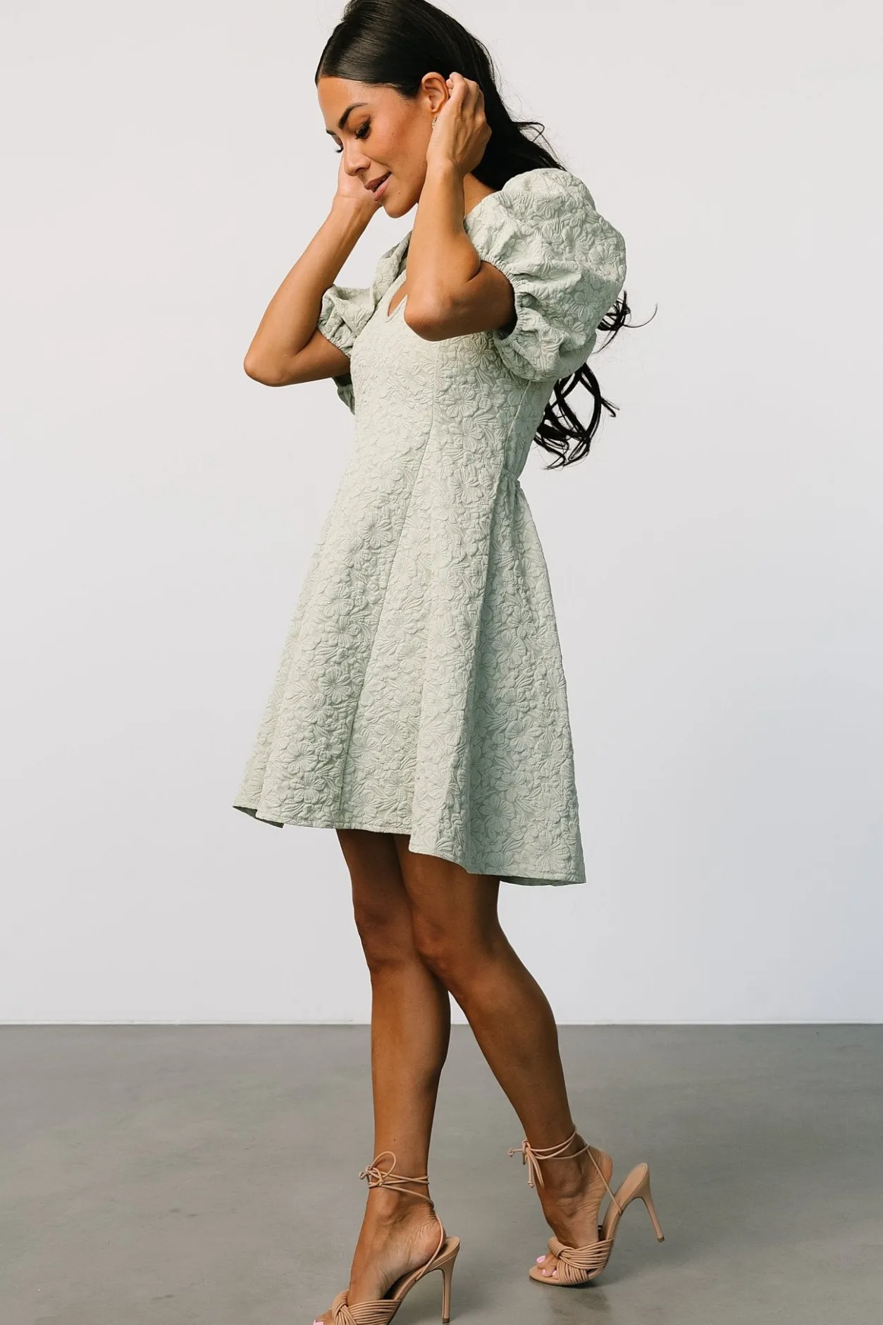 Hot Baltic Born Eulalie Mini Dress | Sage