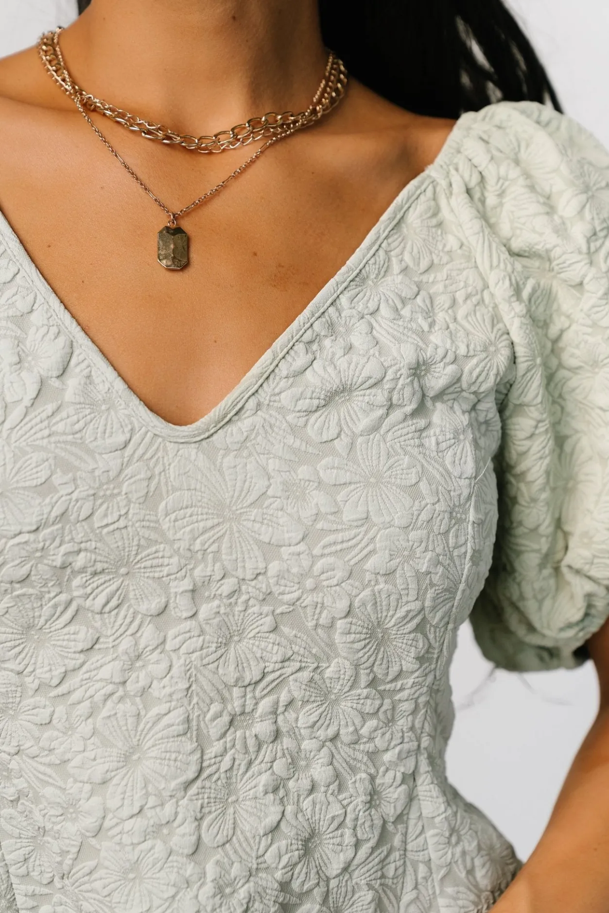 Hot Baltic Born Eulalie Mini Dress | Sage