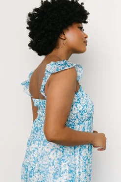 Outlet Baltic Born Evanthe Maxi Dress | Blue + White Floral Blue+WhiteFloral