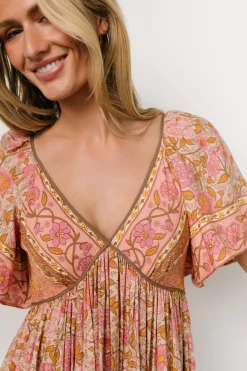 Online Baltic Born Evanthia Maxi Dress | Vintage Blush Print VintageBlushPrint