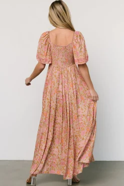 Online Baltic Born Evanthia Maxi Dress | Vintage Blush Print VintageBlushPrint