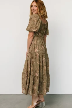 Sale Baltic Born Evelette Dress | Olive Floral OliveFloral
