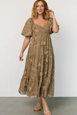 Sale Baltic Born Evelette Dress | Olive Floral OliveFloral