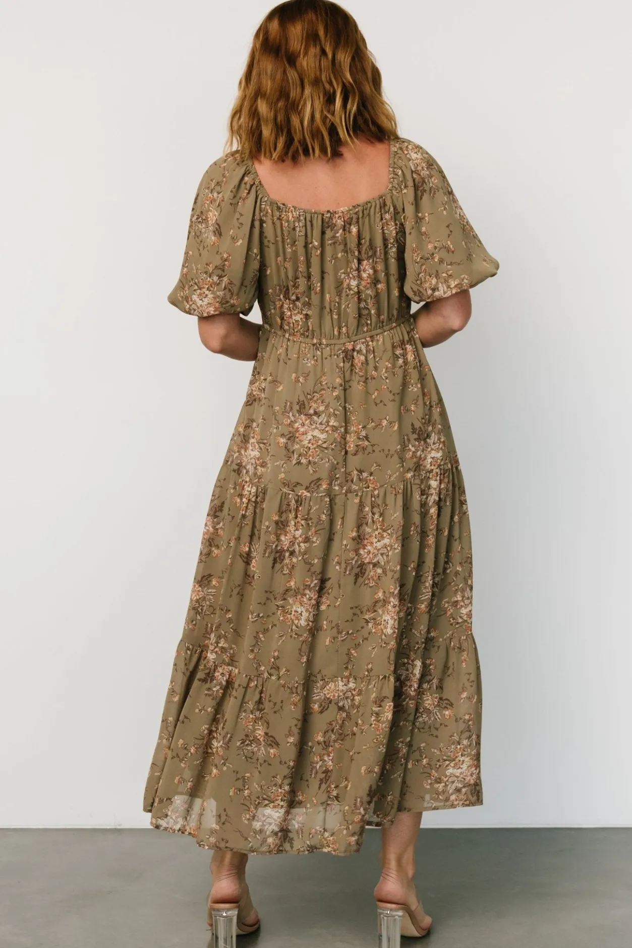 Sale Baltic Born Evelette Dress | Olive Floral OliveFloral