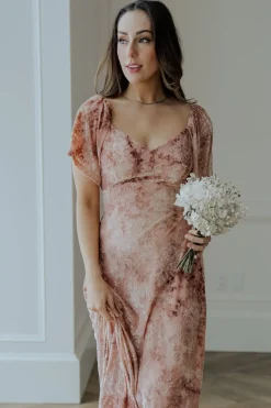 Fashion Baltic Born Everley Velvet Maxi Dress | Blush