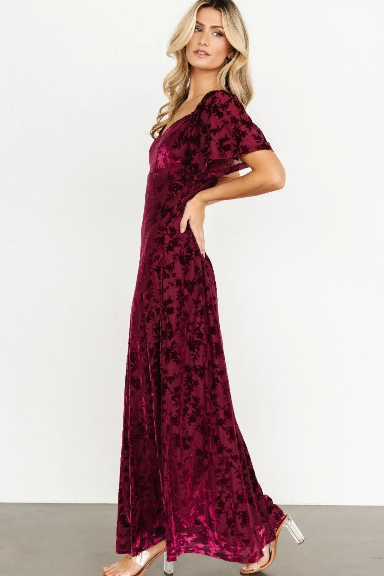 Best Baltic Born Everley Velvet Maxi Dress | Mulberry