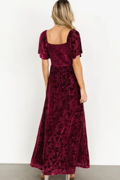 Best Baltic Born Everley Velvet Maxi Dress | Mulberry