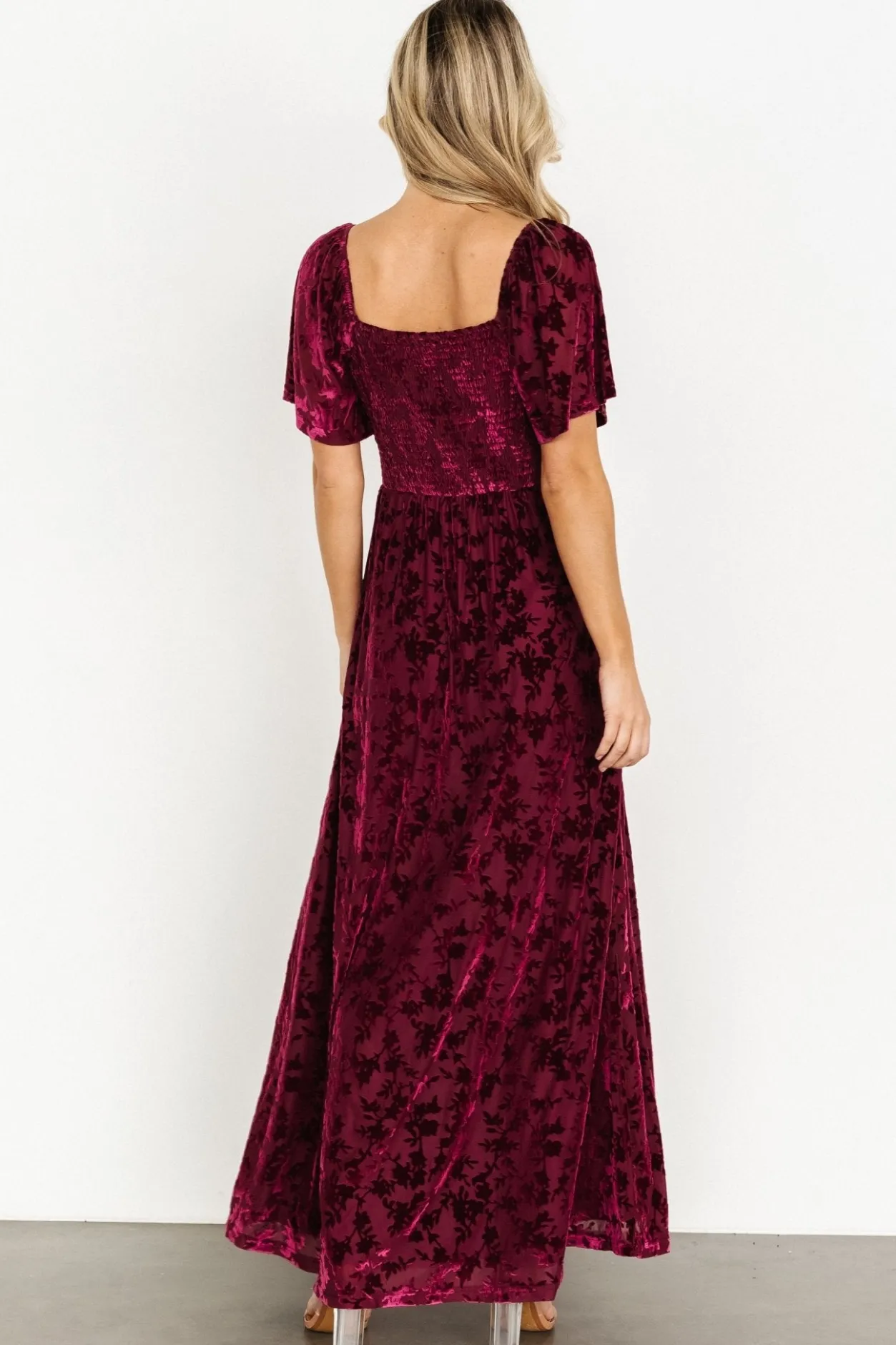 Best Baltic Born Everley Velvet Maxi Dress | Mulberry
