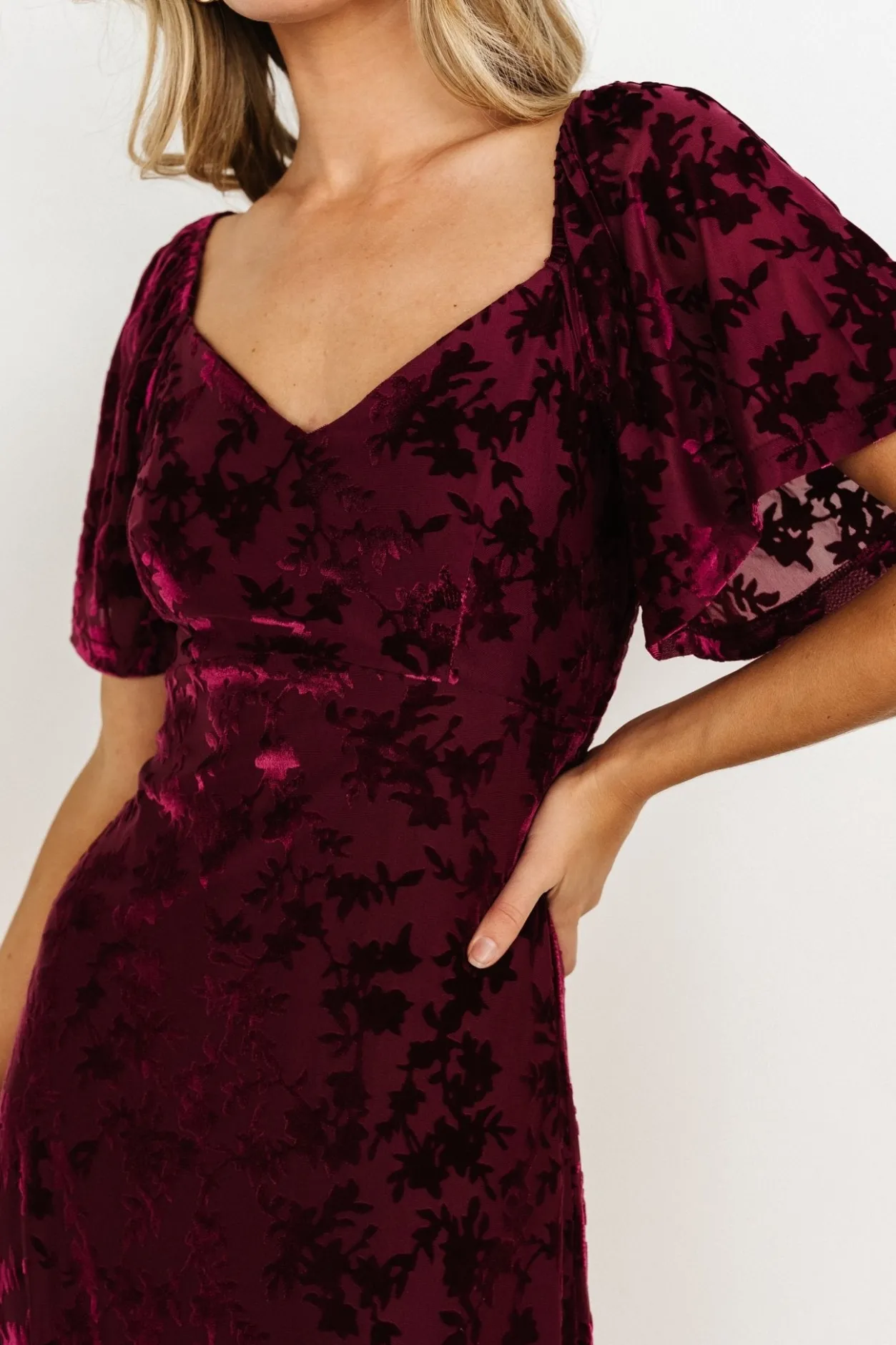 Best Baltic Born Everley Velvet Maxi Dress | Mulberry