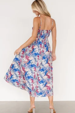 Discount Baltic Born Evette Sweetheart Tank Dress | Blue Multi BlueMulti