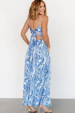 Online Baltic Born Evia Jumpsuit | Blue + White Print Blue+WhitePrint