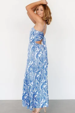 Online Baltic Born Evia Jumpsuit | Blue + White Print Blue+WhitePrint