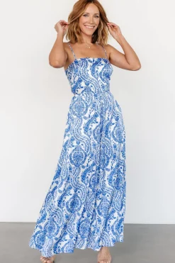 Online Baltic Born Evia Jumpsuit | Blue + White Print Blue+WhitePrint