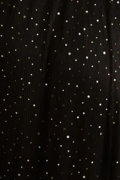 Hot Baltic Born Fabric Swatch - Grace Sparkle | Black