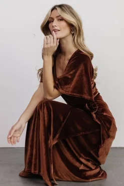 Best Baltic Born Fabric Swatch - Meghan Velvet | Bronze