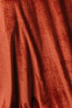 Online Baltic Born Fabric Swatch - Meghan Velvet | Terracotta