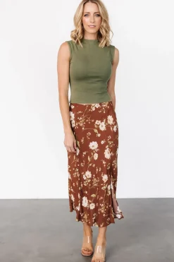 Fashion Baltic Born Fairchild Skirt | Brown Floral BrownFloral