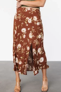 Fashion Baltic Born Fairchild Skirt | Brown Floral BrownFloral