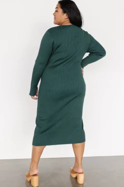 Online Baltic Born Fairmount Ribbed Midi Dress | Green