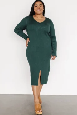 Online Baltic Born Fairmount Ribbed Midi Dress | Green