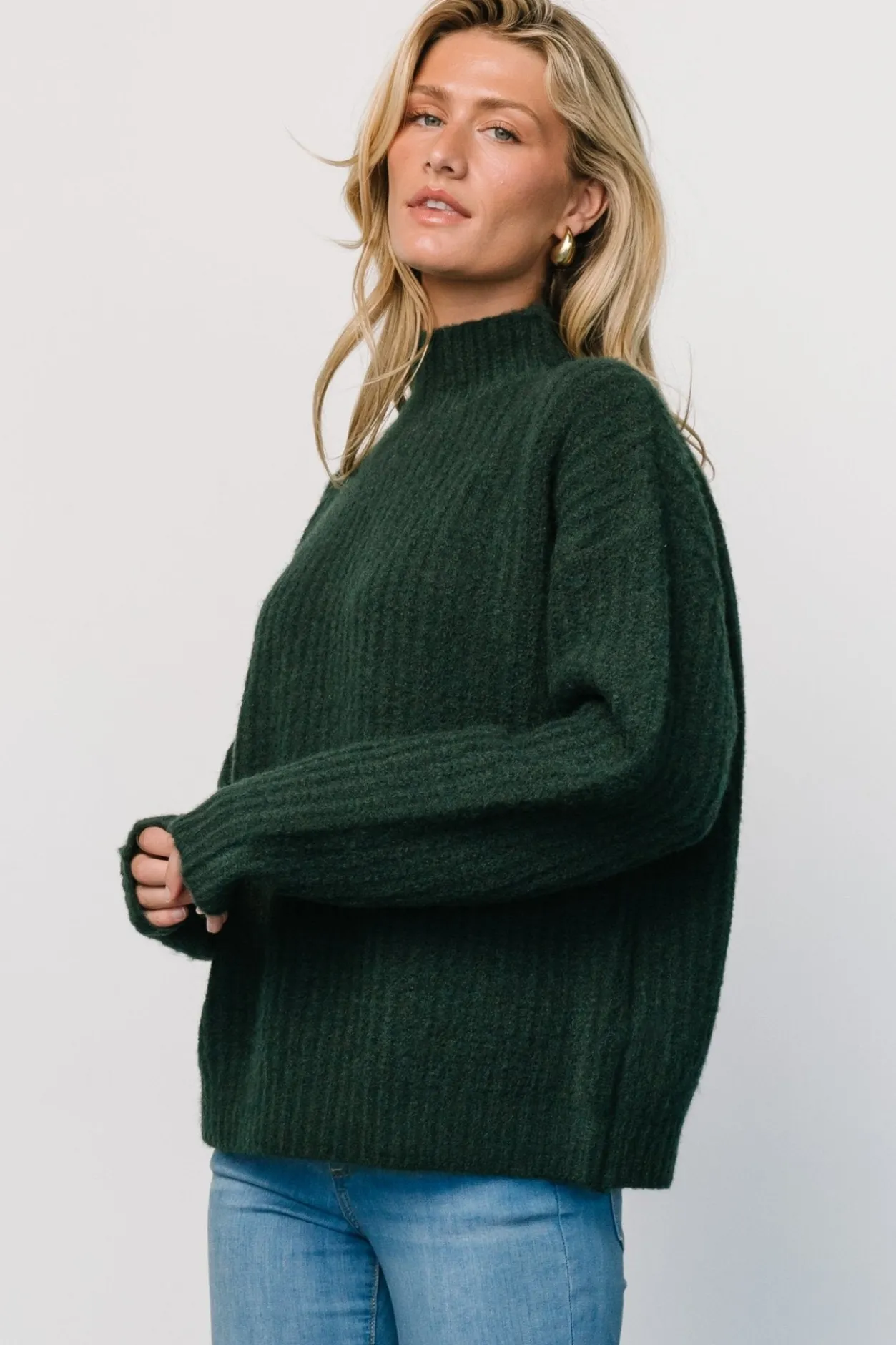 Clearance Baltic Born Fallon Sweater | Dark Green DarkGreen
