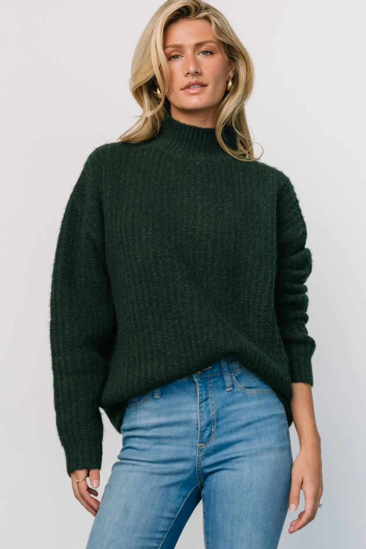 Clearance Baltic Born Fallon Sweater | Dark Green DarkGreen
