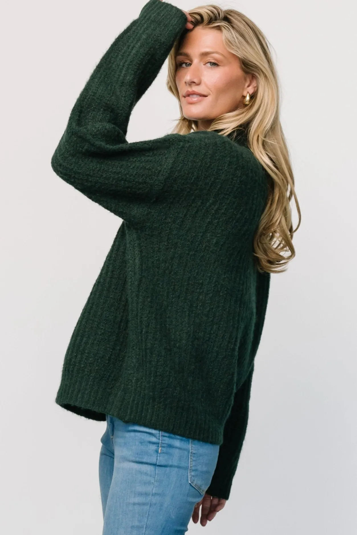 Clearance Baltic Born Fallon Sweater | Dark Green DarkGreen